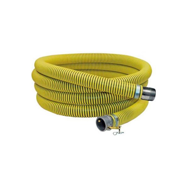 Apache 4" x 20' Fertilizer Solution Suction / Discharge Hose Assembly w/Cam Lock and King Nipple 98128259 - main
